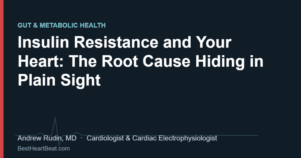 Insulin Resistance and Your Heart: The Root Cause Hiding in Plain Sight