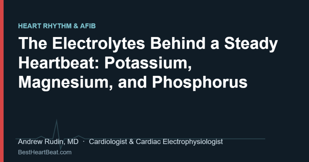 The Electrolytes Behind a Steady Heartbeat: Potassium, Magnesium, and Phosphorus